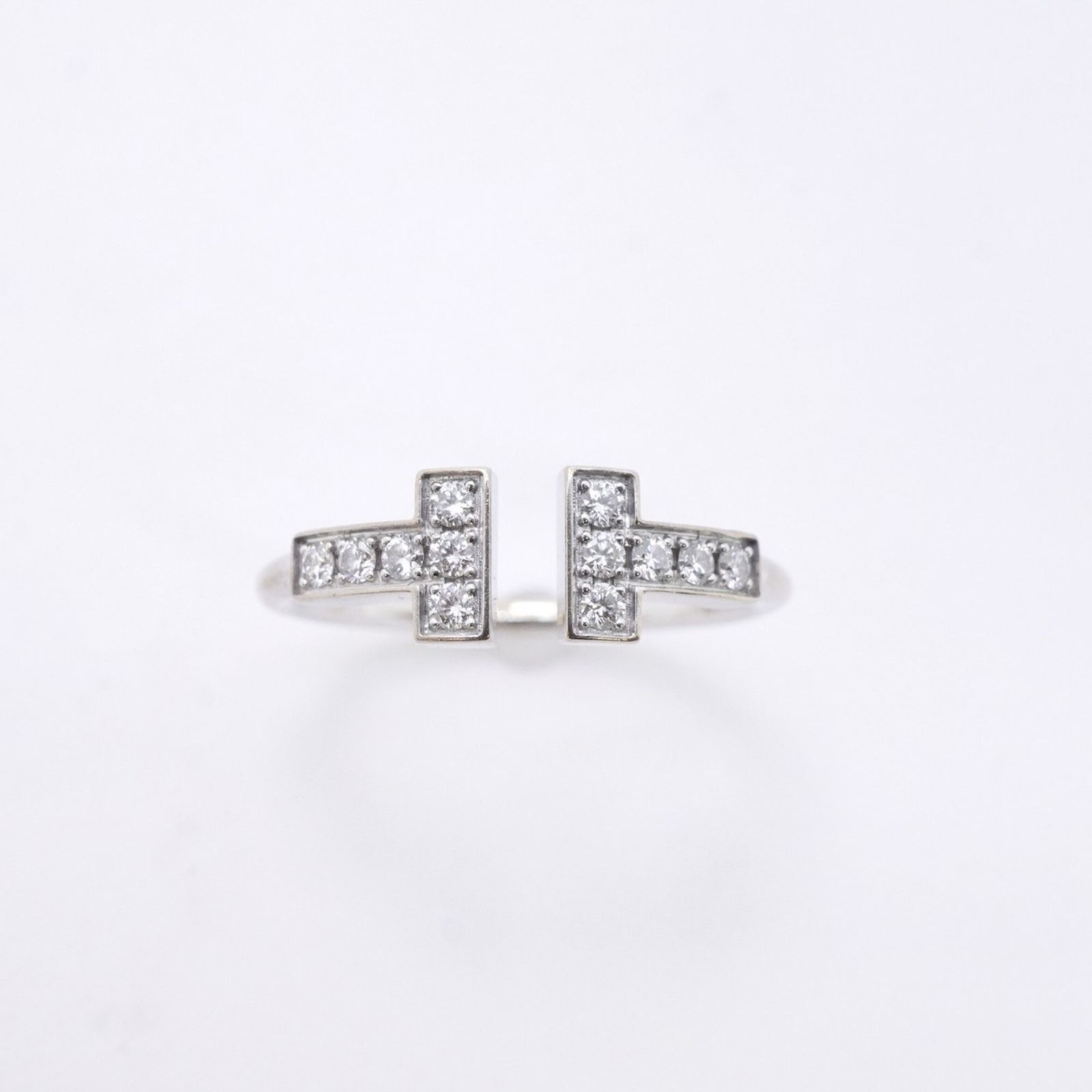 ティファニー(Tiffany) ティファニー リング Tワイヤー 18KWG ホワイト