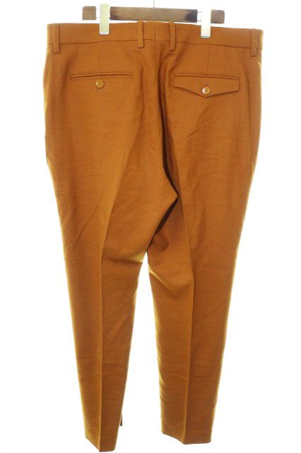 エトロ ETRO スラックス パンツ サイズ 52 イタリア製 ウール ブラウン