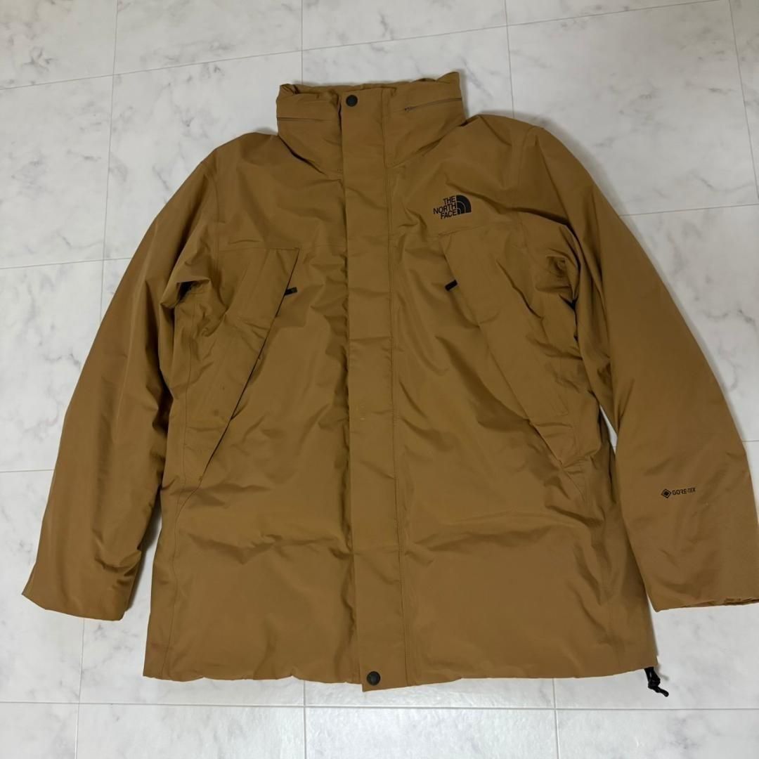 THE NORTH FACE GORE-TEX パフコート キャメルブラウン M