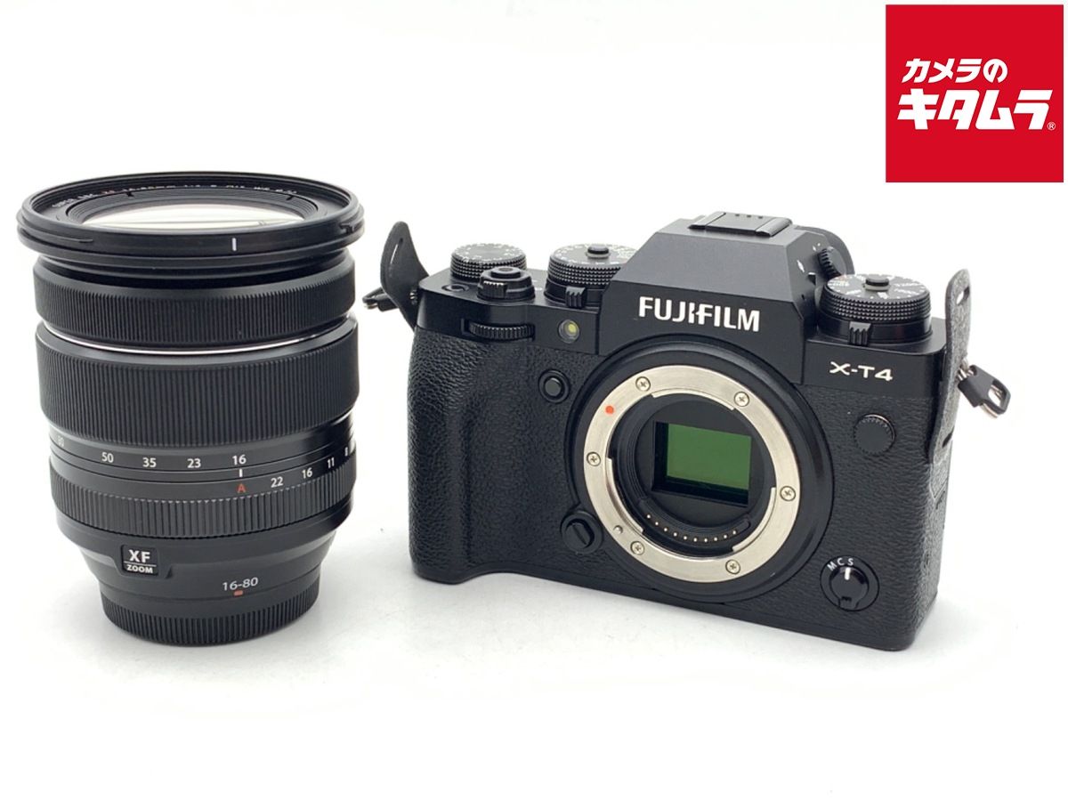 【中古】 【美品】 フジフイルム X-T4 レンズキット ブラック
