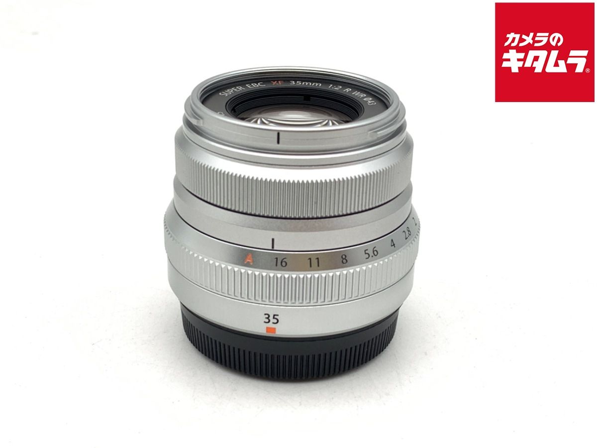 【中古】 【美品】 フジフイルム XF35mm F2 R WR シルバー