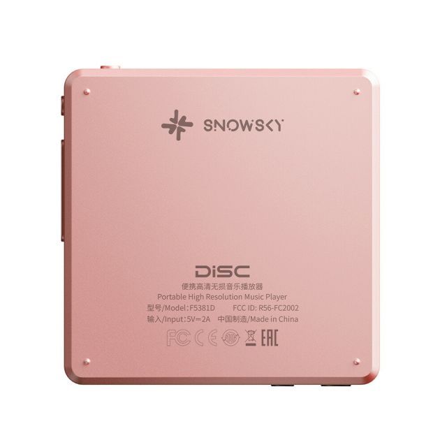5/22発売》 FIIO デジタルオーディオプレーヤー Snowsky DISC ピンク +