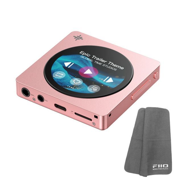 《5/22発売》 FIIO デジタルオーディオプレーヤー Snowsky DISC ピンク (FIO-SSDISC-P) 《ロゴ入りクロスプレゼント》