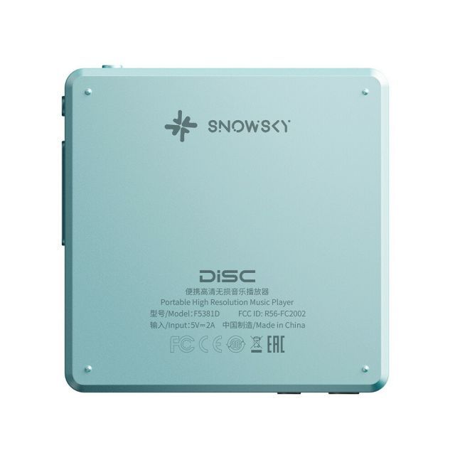 5/22発売》 FIIO デジタルオーディオプレーヤー Snowsky DISC ブルー +
