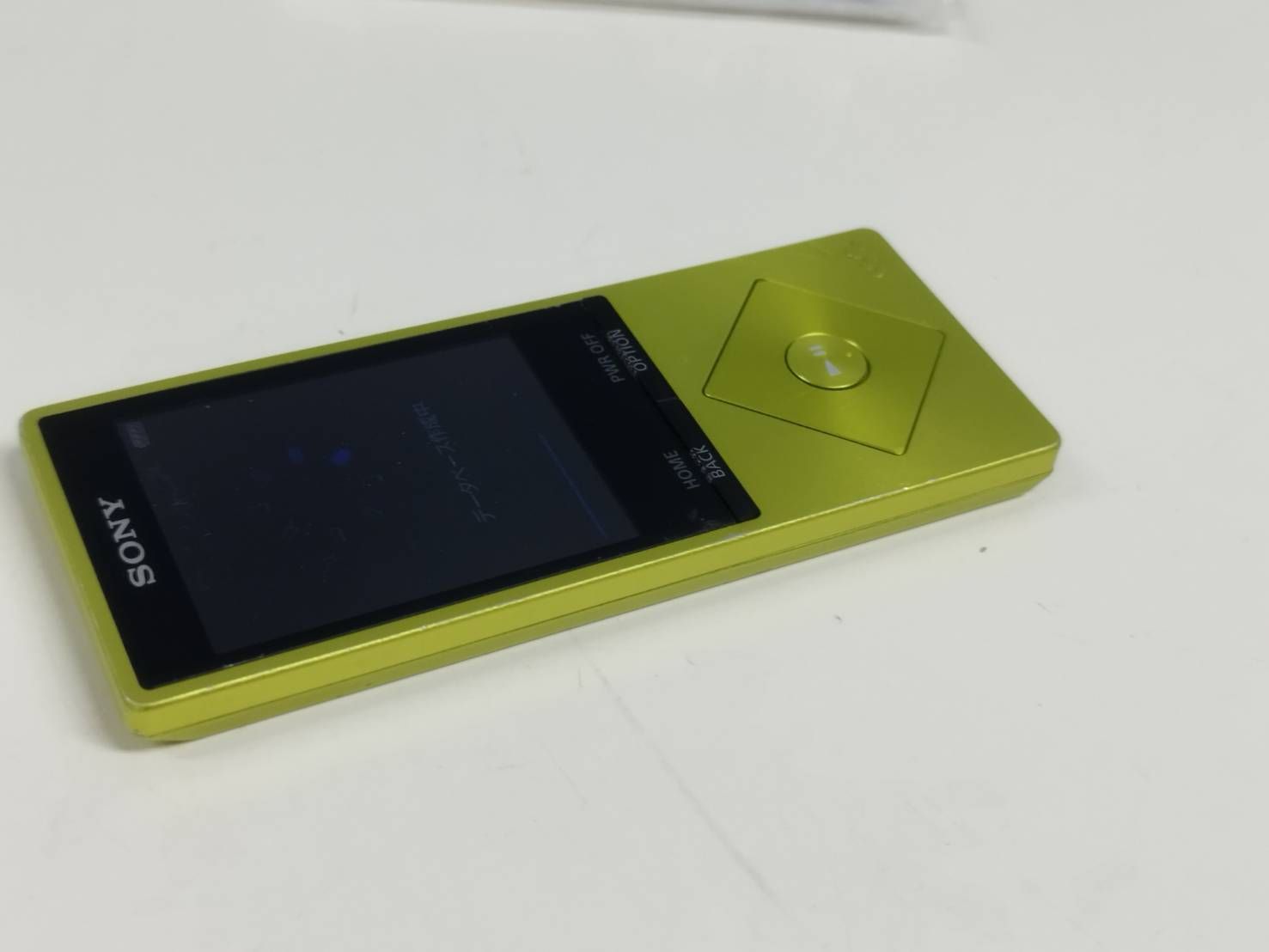 SONY ウォークマン NW-A25/16GB/ライムイエロー/メモリーカードつき