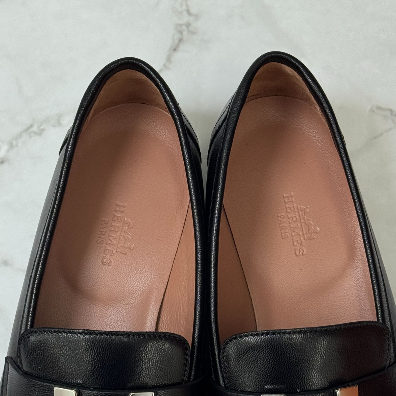 鑑定済み【 極美品 】エルメス 《 パリ 》 ブラック シルバー金具 