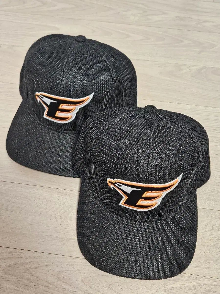 Hanwhae Eagles(ハンファ・イーグルス) アセンティック メッシュ バックル ベースボールキャップ 帽子 ブラック