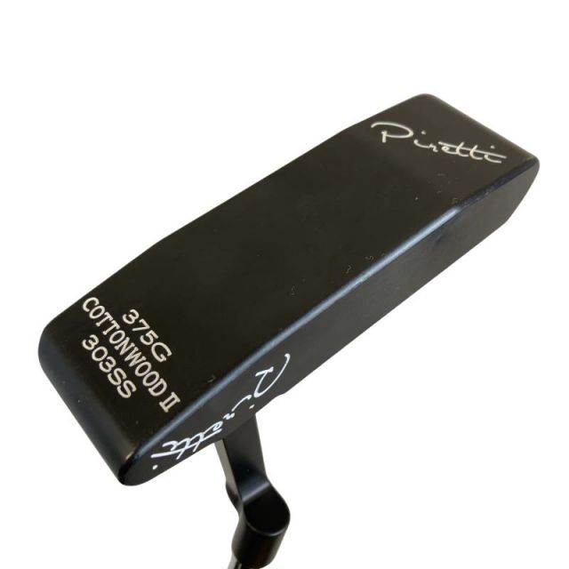 【中古】 Piretti Piretti MIDNIGHT BLACK COTTONWOOD II(365G) 34インチ パター PT スチール (フレックスその他) メンズ 男性用 右利き 右用 Cランク ゴルフクラブ