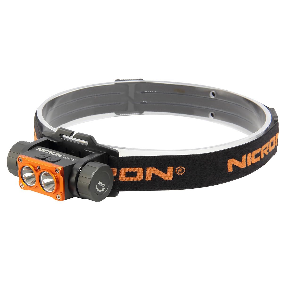 新品 ニクロン(Nicron) H35UV 充電式 UVブラックライト付 ヘッドライト 1000LM