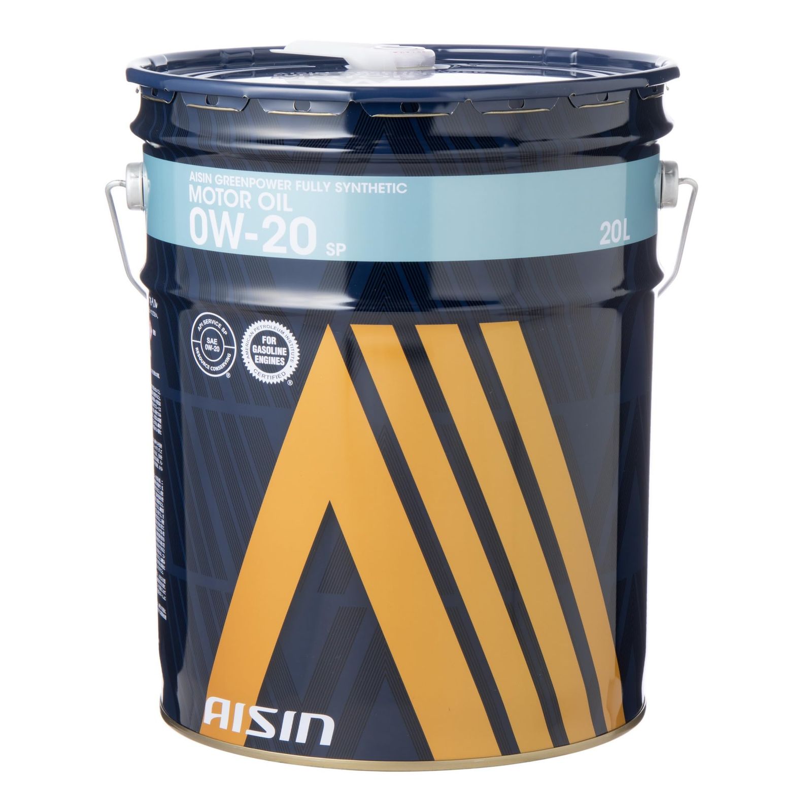 新品 アイシン(AISIN) 車用 ガソリン車用 エンジンオイル 0W-20 内容量 20L SP GREENPOWER FULLY SYNTHETIC MOTOR OIL EGF-6020