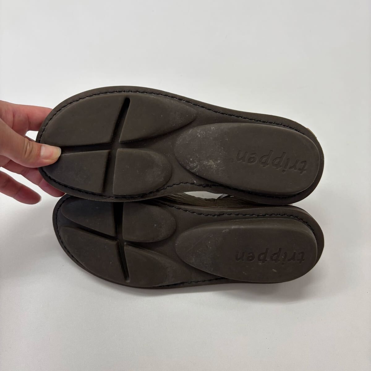 trippen トリッペン Air Smog ストラップ レザー シューズ サイズ 35