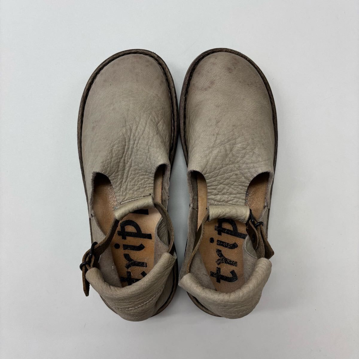 trippen トリッペン Air Smog ストラップ レザー シューズ サイズ 35