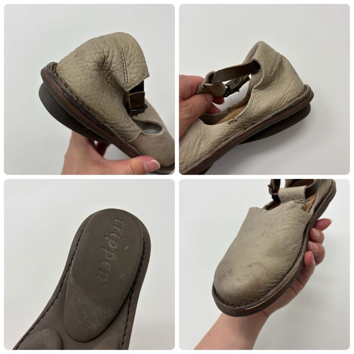 trippen トリッペン Air Smog ストラップ レザー シューズ サイズ 35