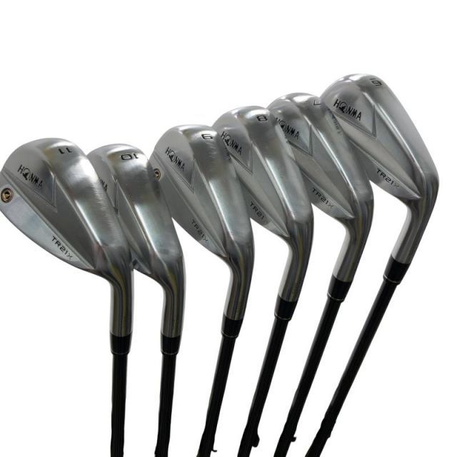 【中古】 本間ゴルフ TOUR WORLD TR21X 7S アイアンセット IR VIZARD TR20-65 (フレックスR) メンズ 男性用 右利き 右用 Cランク ゴルフクラブ
