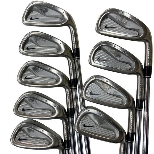 【中古】 ナイキ PRO COMBO Ti-FACE 10S アイアンセット IR NS PRO 950GH (フレックスS) メンズ 男性用 右利き 右用 Cランク ゴルフクラブ