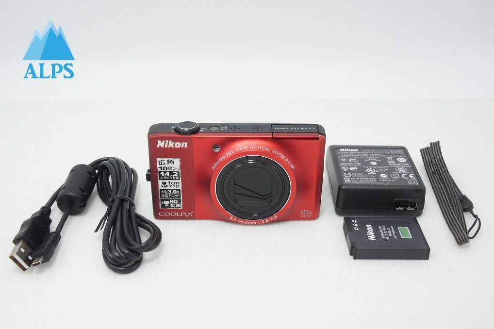 Nikon ニコン COOLPIX S8000 コンパクトデジタルカメラ フラッシュレッド 260513ae