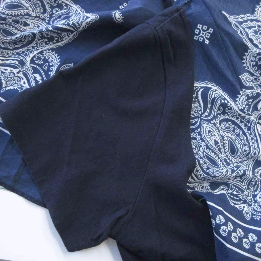 サカイ sacai 19SS バンダナドッキング 半袖 カットソー ペイズリー柄
