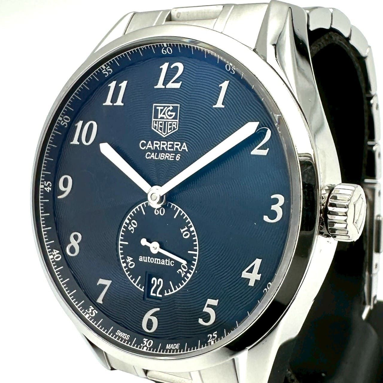 TAG HEUER タグホイヤー WAS2110.BA0732 カレラ ヘリテージ キャリバー6 腕時計 自動巻 ネイビー 腕時計 メンズ 89,045円