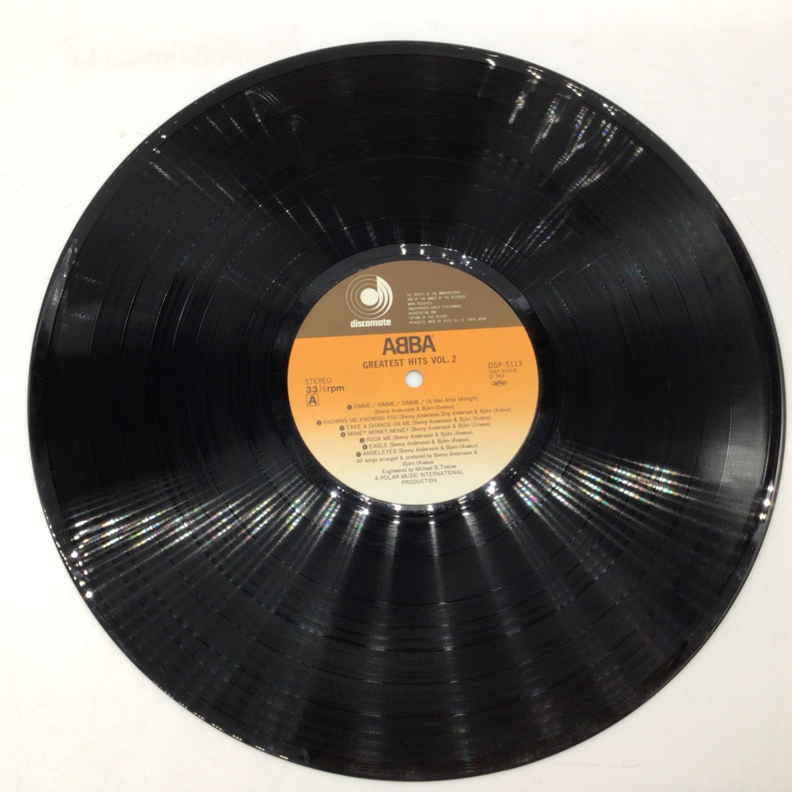 5179 【LP】 ABBA GREATEST HITS VOL.2 DSP-5113 帯付 12inch レコード