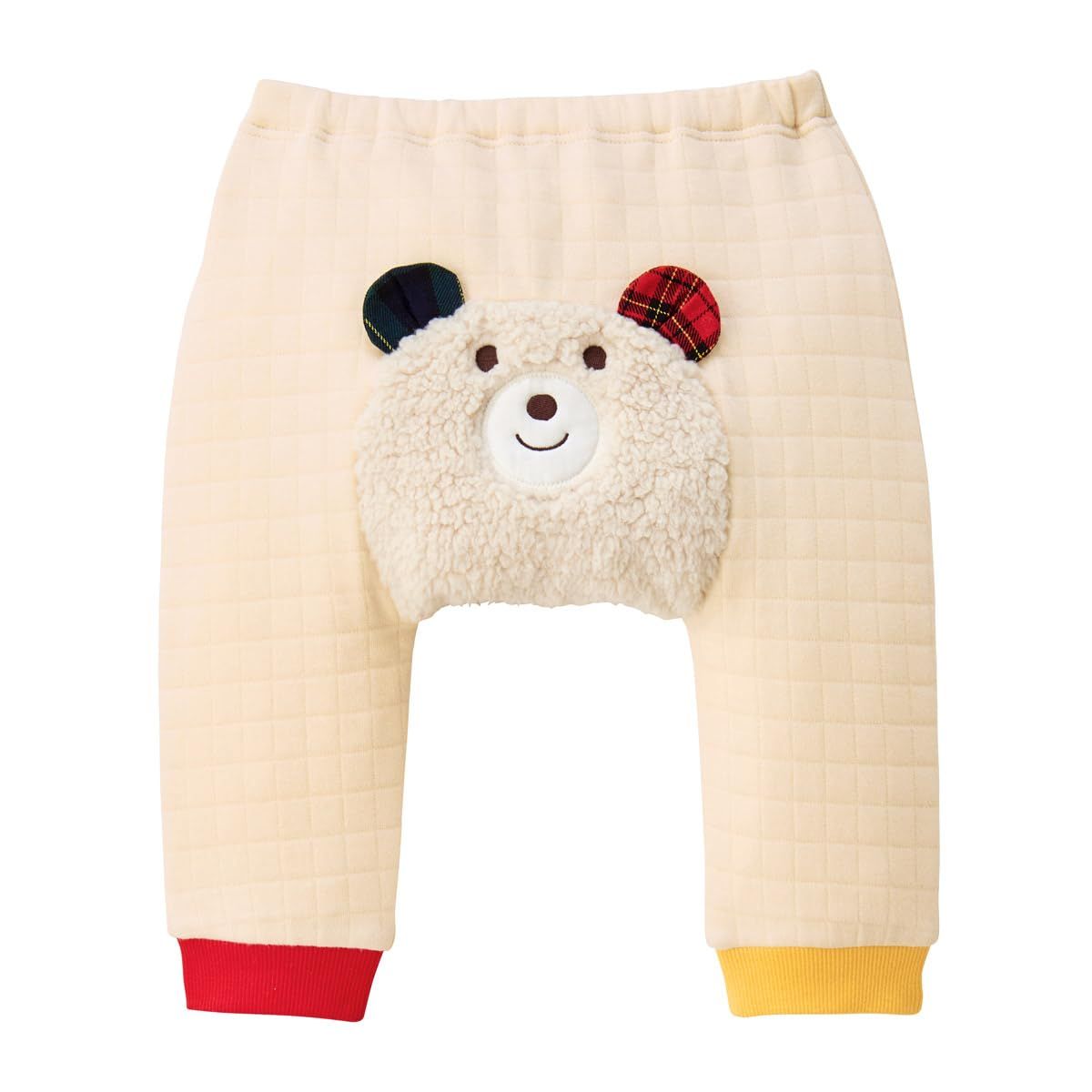 新品 [MIKIHOUSE HOT BISCUITS] [ミキハウス ホットビスケッツ] ベビーパンツ 男の子 女の子 キッズ 子供服 アイボリー 80cm 73-3206-498