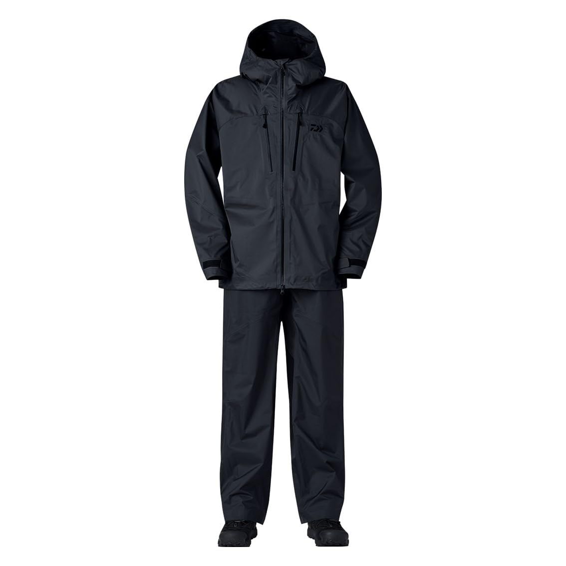 新品 [ダイワ] RAINMAXRアングラーズライトレインスーツ DR-3025 ブラック 2XL