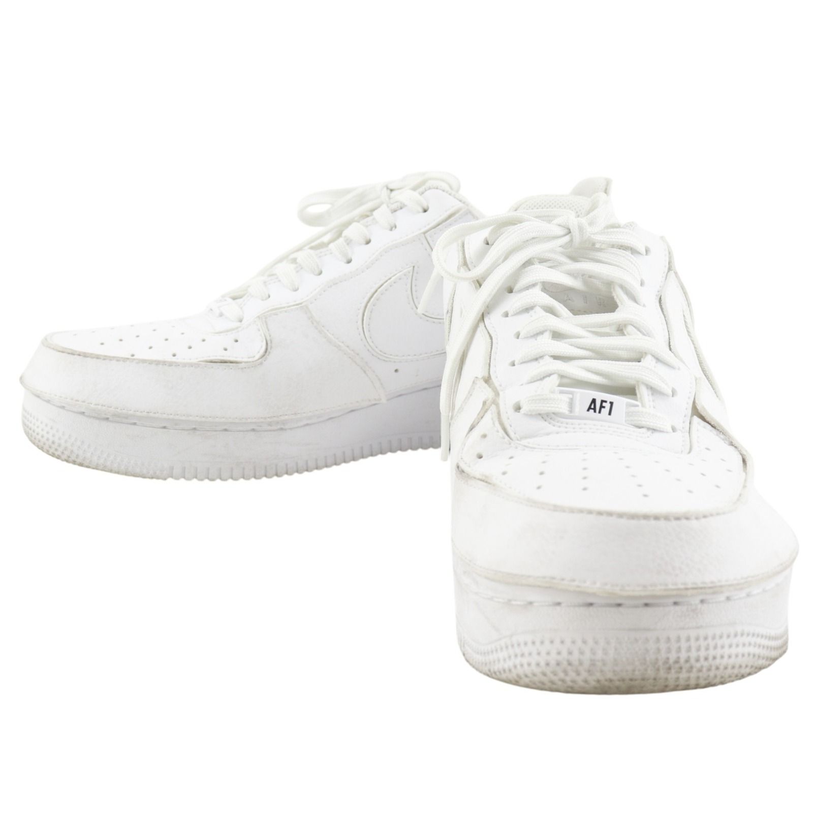 【NIKE】ナイキ AIR FORCE1/1 エアフォース 1/1 CV1758-100 合成皮革 白 メンズ スニーカー