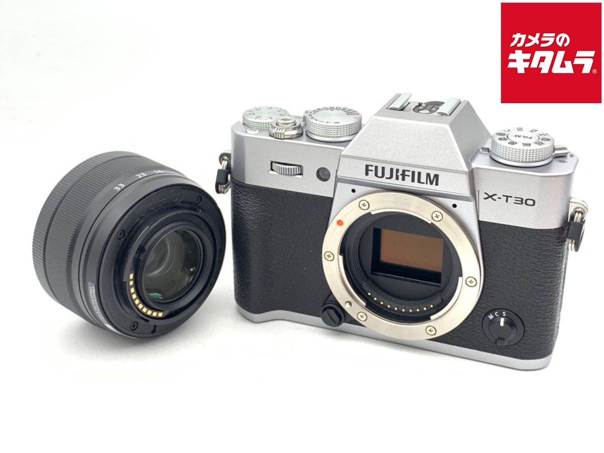 【中古】 【良品】 フジフイルム X-T30III XC13-33mmレンズキット シルバー