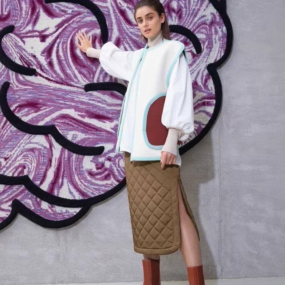 WEEKEND MaxMara HABITO ハビト ジレ　M