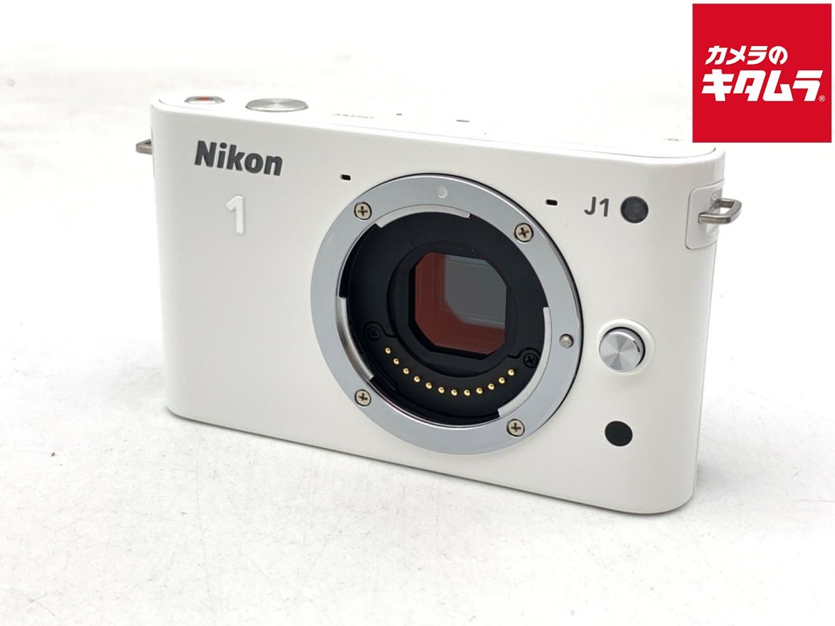 【中古】 【良品】 ニコン Nikon 1 J1 ボディ ホワイト
