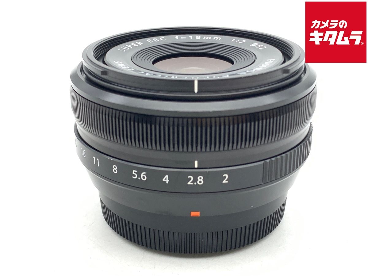 【中古】 【良品】 フジフイルム XF18mm F2 R