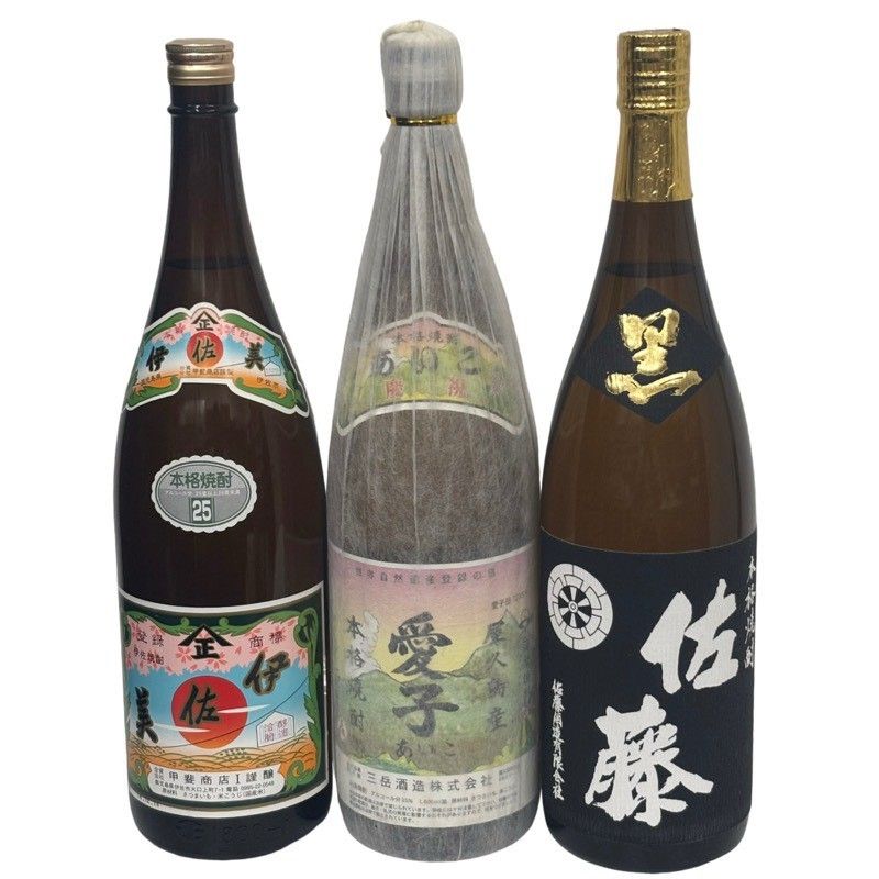 焼酎 3本セット 伊佐美 愛子 佐藤 黒 1800ml 25度 まとめ売り 【新品未開栓品】 52605K2643