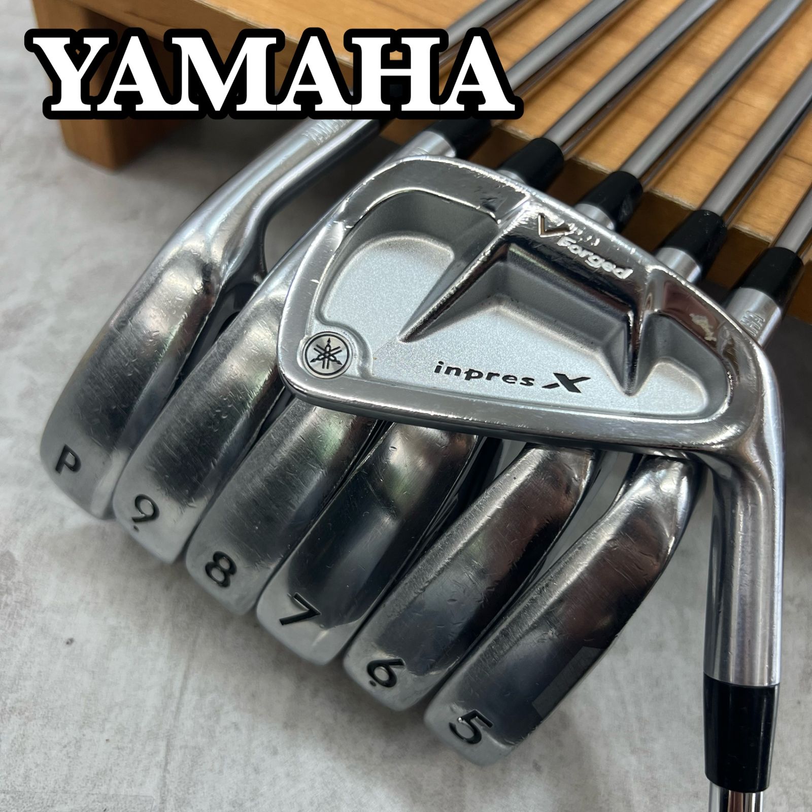 ヤマハ インプレスX Vフォージド メンズゴルフ アイアンセット 7本 右利き用 S スチールN.S.PRO YAMAHA inpres Forged