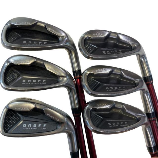 【中古】 ダイワ(グローブライド) ONOFF(2012) 6S アイアンセット IR SMOOTH KICK MP-512I (フレックスR) メンズ 男性用 右利き 右用 Dランク ゴルフクラブ