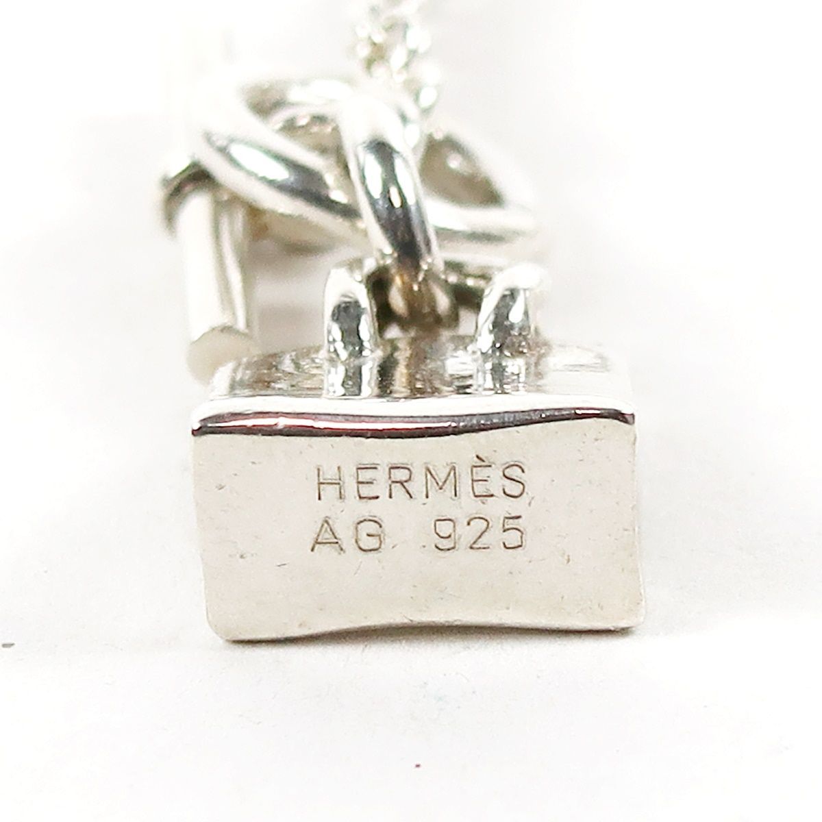 美品】HERMES エルメス アミュレット ケリーネックレス 12.8g