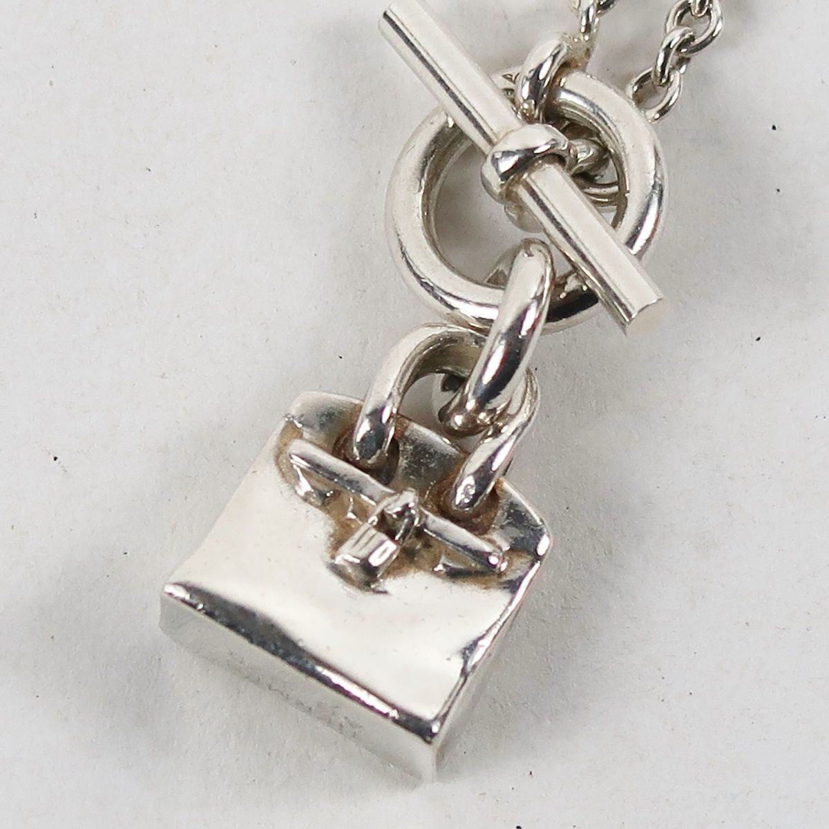 美品】HERMES エルメス アミュレット ケリーネックレス 12.8g