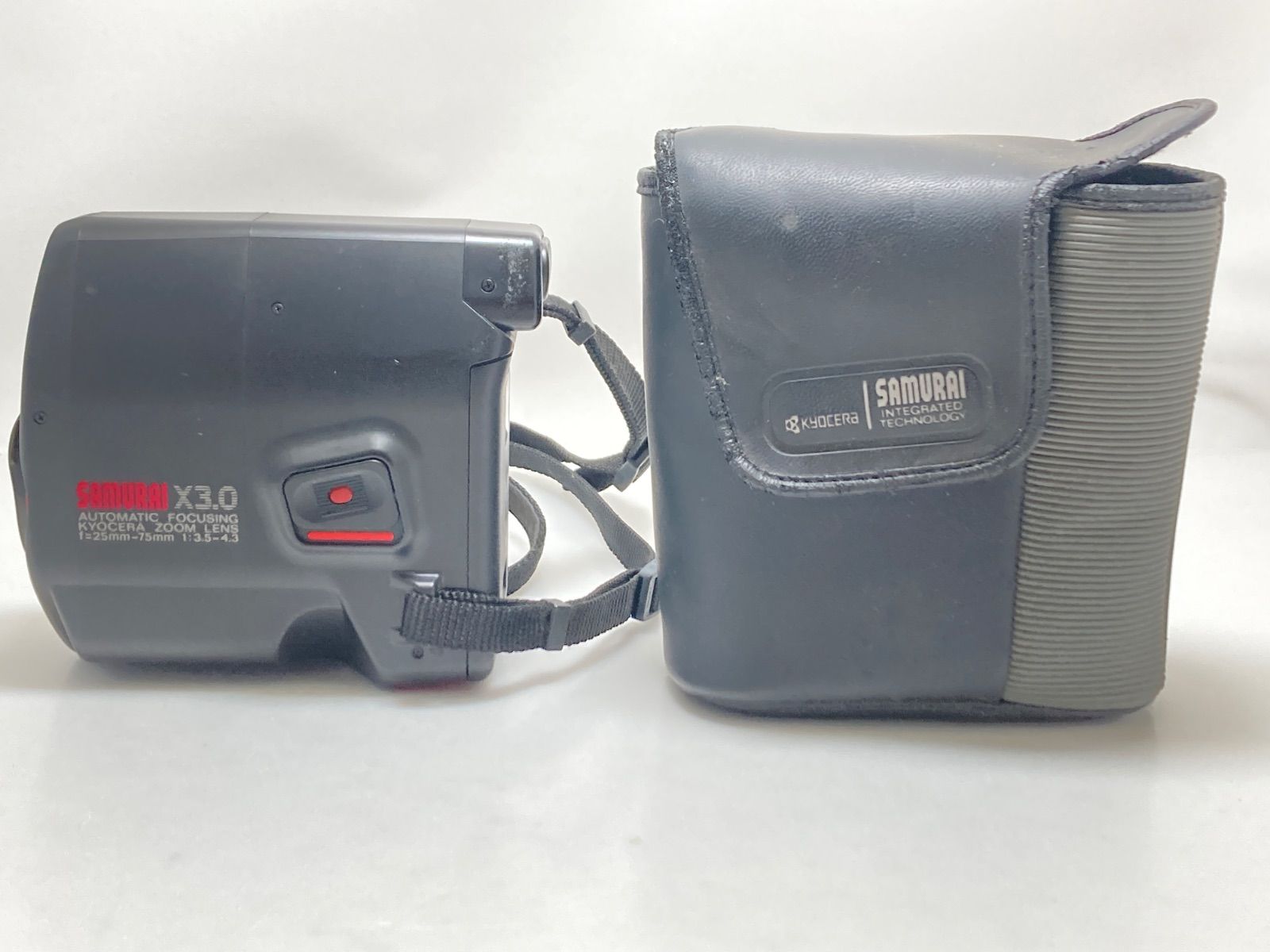 京セラ SAMURAI X3.0 コンパクトフィルムカメラ ケース付き - メルカリ