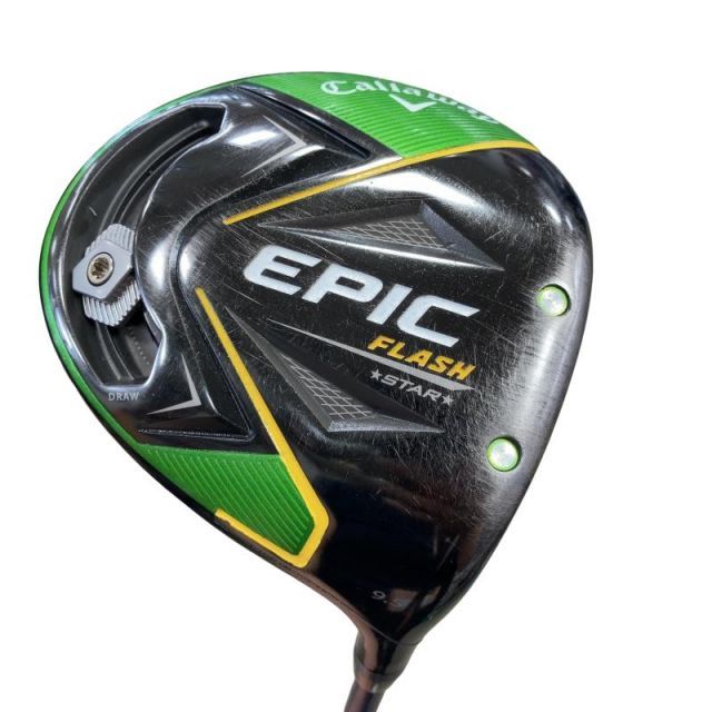 【中古】 キャロウェイ EPIC FLASH STAR 9.5° ドライバー DR 純正特注シャフト (フレックスS) メンズ 男性用 右利き 右用 Cランク ゴルフクラブ