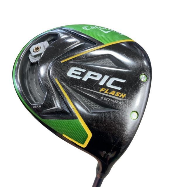 【中古】 キャロウェイ EPIC FLASH STAR 9.5° ドライバー DR Tour AD VR-5 (フレックスS) メンズ 男性用 右利き 右用 Cランク ゴルフクラブ