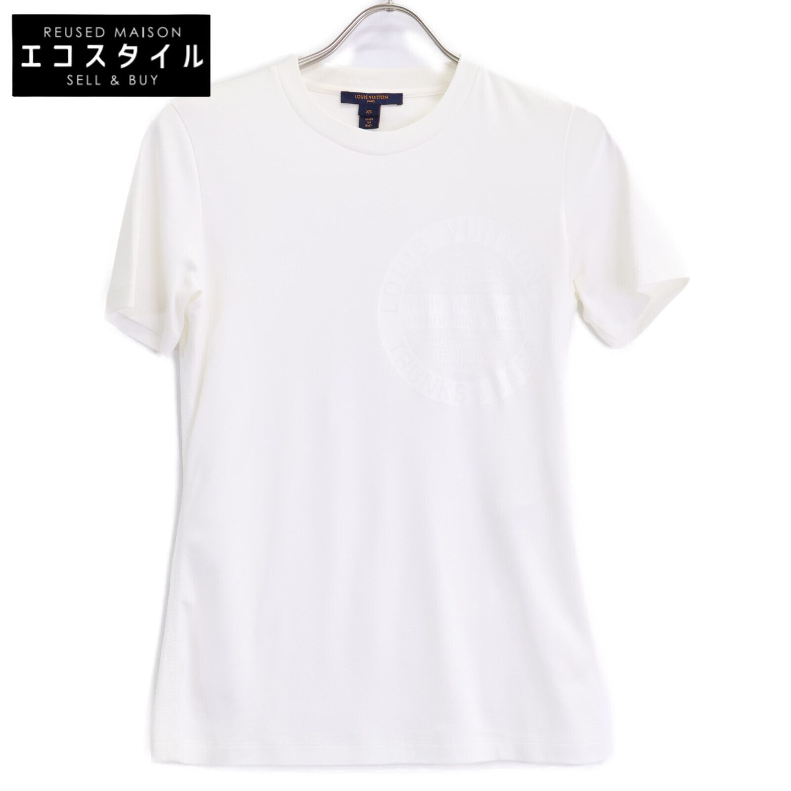 LOUIS VUITTON　ルイヴィトン　19年製 FGTS15 ホワイト LVスタンプTシャツ　XS