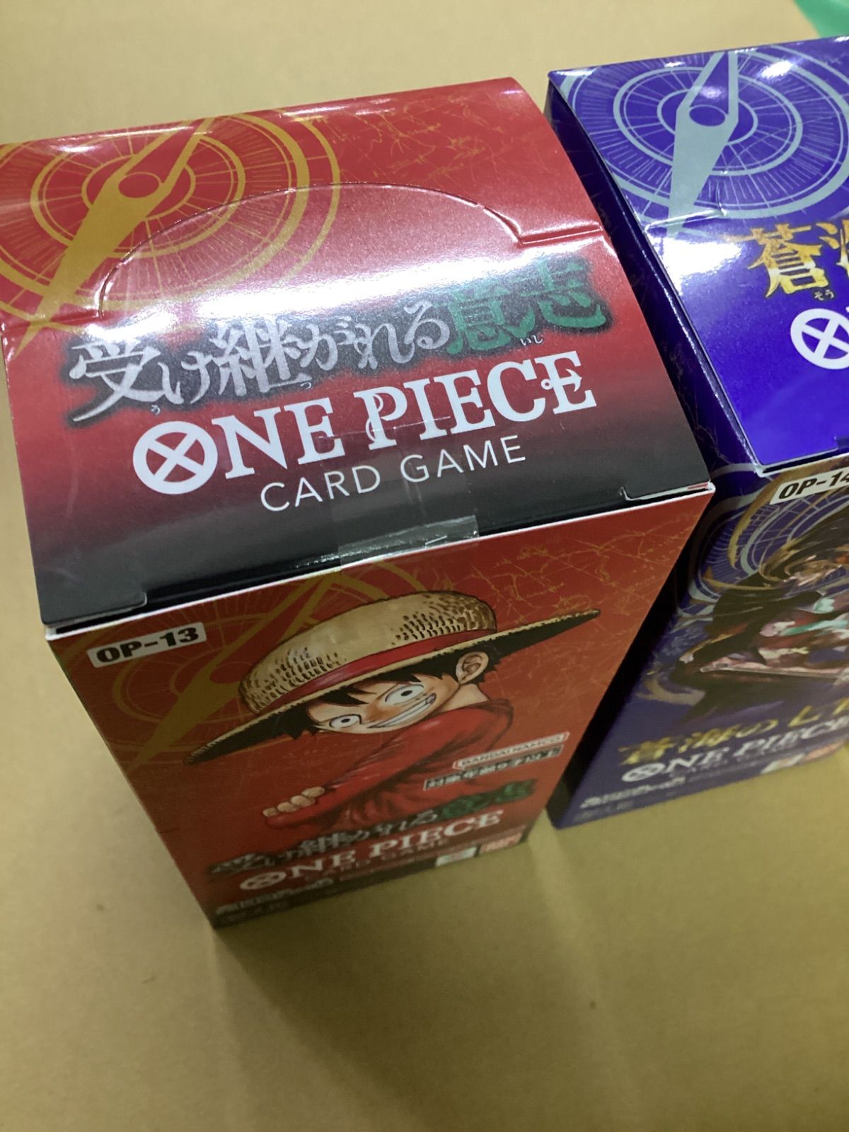 テープ付き】ワンピースカード 受け継がれる意志【OP-13】1BOX 蒼海の