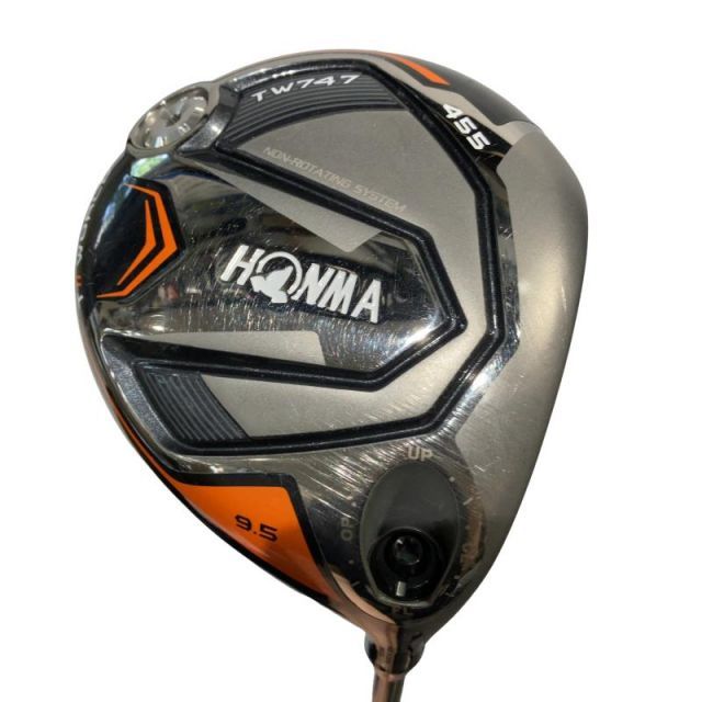 【中古】 本間ゴルフ TOUR WORLD TW747 455 9.5° ドライバー DR VIZARD for 747 50(ドライバー) (フレックスR) メンズ 男性用 右利き 右用 Cランク ゴルフクラブ