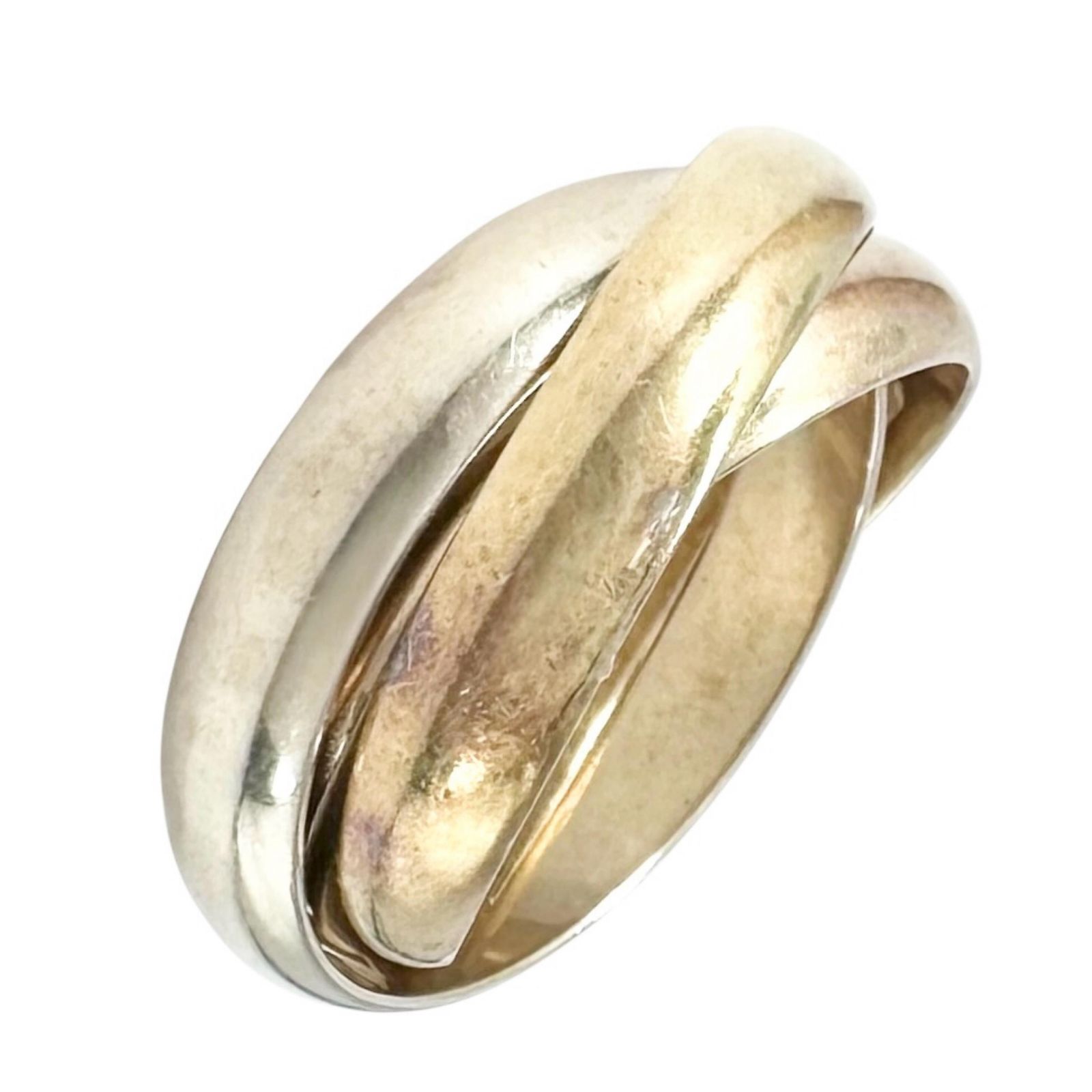 【中古】CARTIER カルティエ リング トリニティ リング・指輪/750 6.71g 8号 ゴールド レディース 指輪