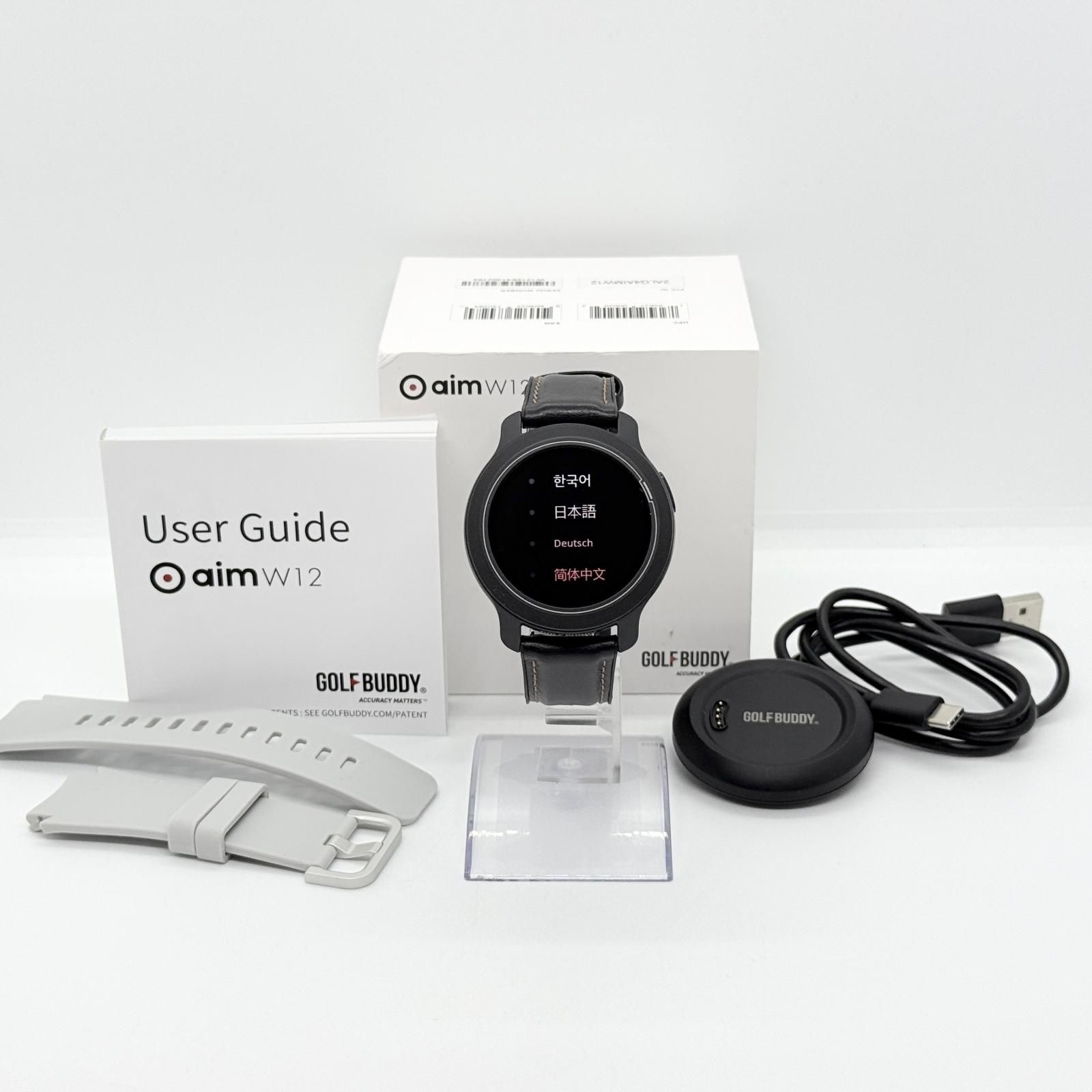 GOLF BODDY aim W12 スマートウォッチ メンズ 腕時計 稼働品 - メルカリ