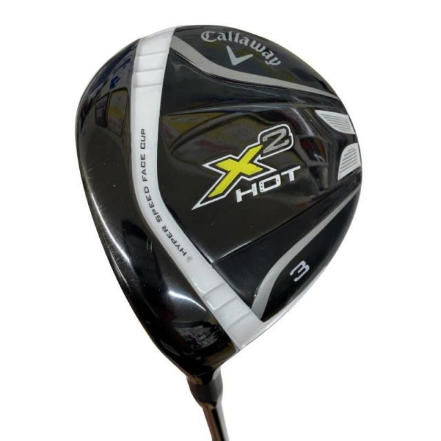【中古】 キャロウェイ X2 HOT 3W レフティ フェアウェイウッド FW X2 HOT(フェアウェイ) (フレックスR) メンズ 男性用 左利き レフティ 左用 Cランク ゴルフクラブ
