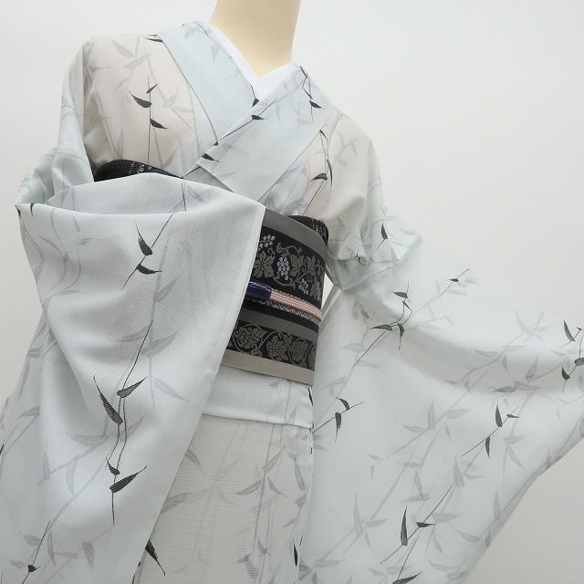 百華❀Y4975◇美品 洗える夏着物 絽 笹 トールサイズ 小紋 - メルカリ
