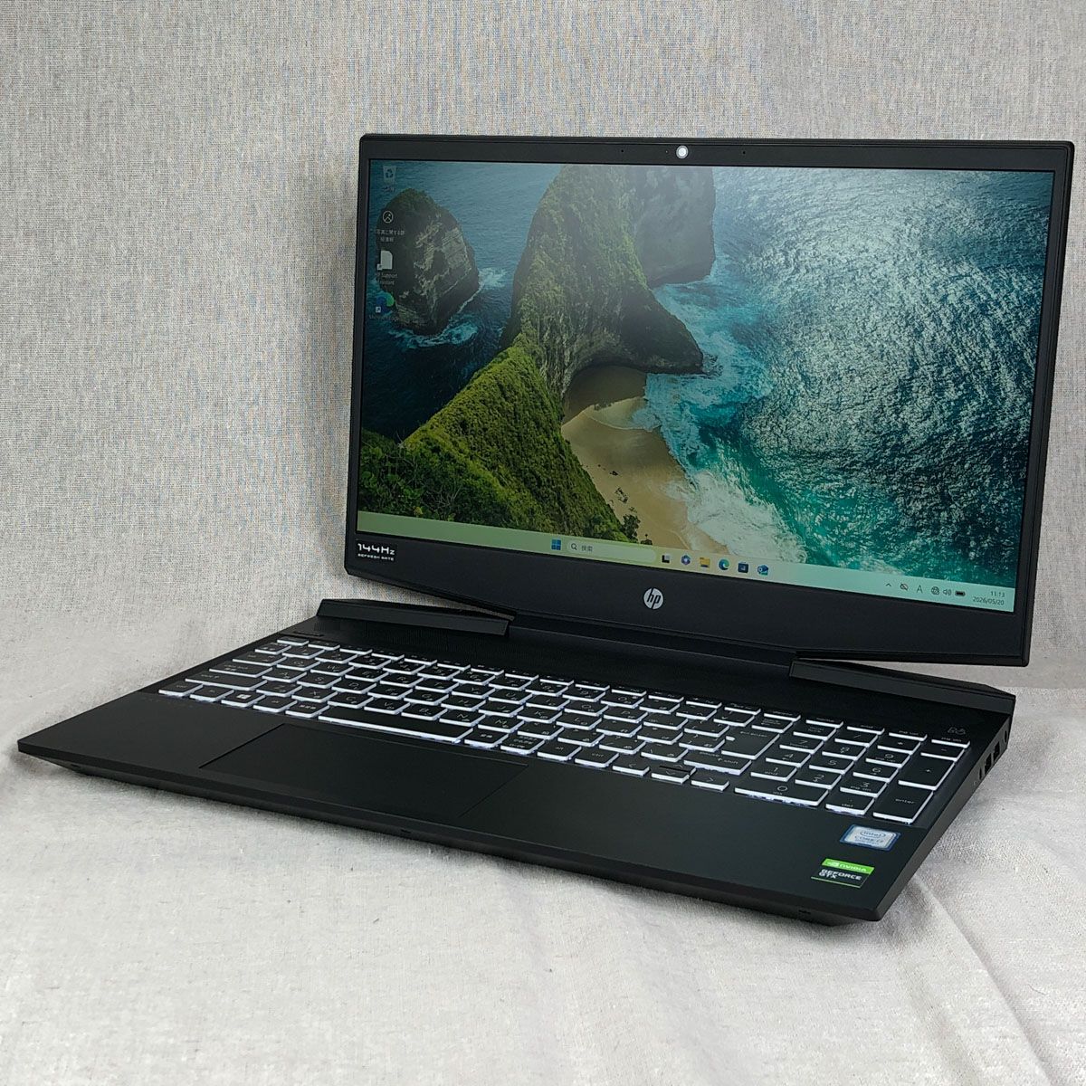 【本体のみ】ゲーミングノートPC HP Pavilion Gaming Laptop 15-dk0015TX【i7-9750H・GTX1650・メモリ16GB・SSD256GB+HDD1TB】/gb-261038（467441） 29,120円