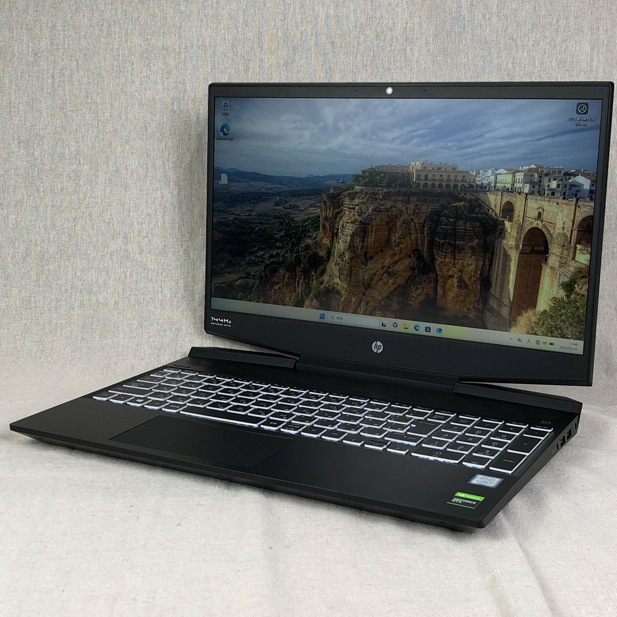 【本体のみ】ゲーミングノートPC HP Pavilion Gaming Laptop 15-dk0015TX【i7-9750H・GTX1650・メモリ16GB・SSD256GB+HDD1TB】/gb-261041（467424）