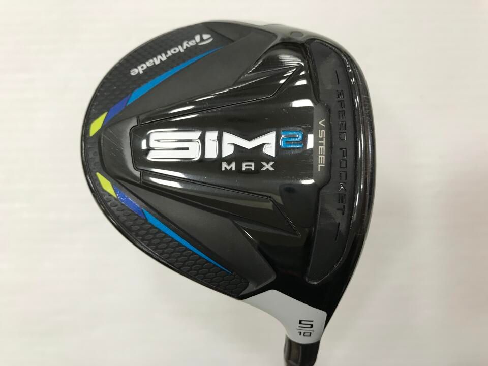 テーラーメイド　SIM2 MAX　18度　TENSEI BLUE TM50(SIM2)　SRフレックス　フェアウェイウッド　中古【最短即日発送】