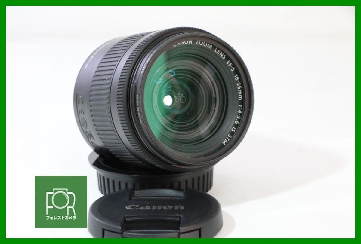 【動作保証・点検済】極上品■Canon EF-S 18-55mm F4-5.6 IS STM 1142017267■前後キャップ・フィルター付き■13634