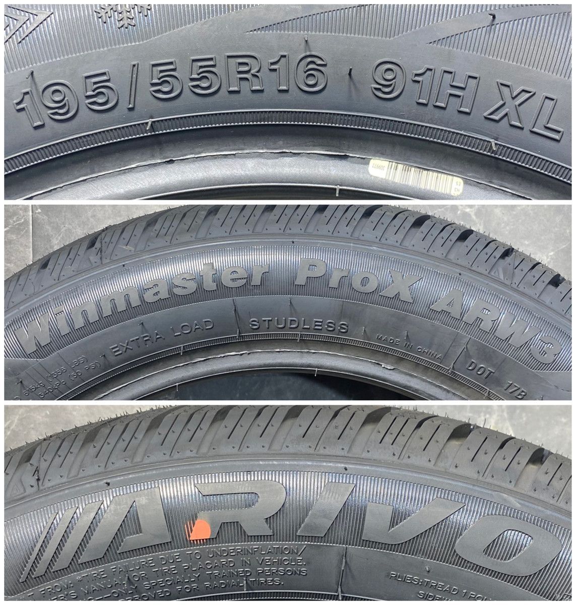 195/55R16 91H XL ARIVO ARW3 新品 スタッドレスタイヤ 4本セット 2025